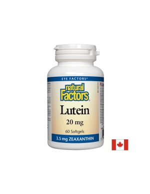 Лутеин 20 мг + Зеаксантин 3.5 мг | Lutein +Zexanthin| Natural Fators, 60 драж.