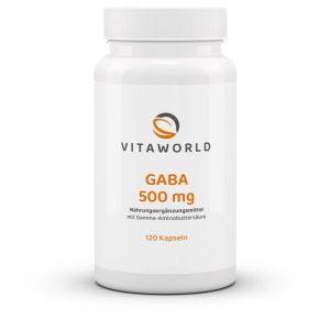 ГАБА (гама-аминомаслена киселина) 500 mg | GABA | Vitaworld ® , 120 капс. 