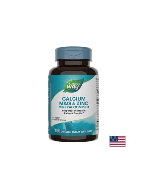 Калций с Магнезий и Цинк | Calcium, Magnesium & Zinc | Nature’s Way, 100 капс. 