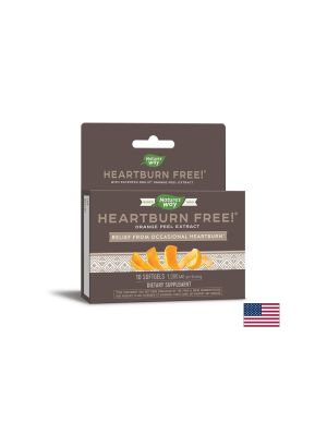 Билков екстракт от портокал срещу киселини - Heartburn Free!,10 софтгел капсули Nature’s Way
