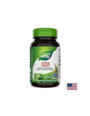 Vitex Fruit/ Витекс (плод) 400 mg x 100 капсули Nature’s Way