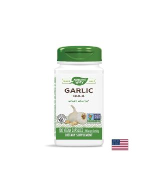 Чесън Луковица 580 мг | Garlic Bulb | Nature’s Way, 100 капс. 