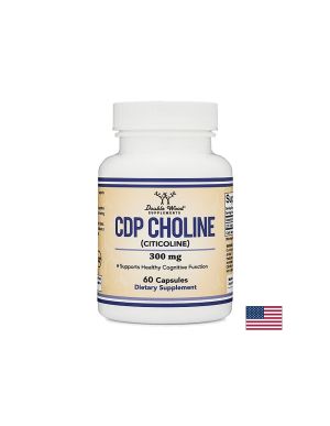 Цитиколин 300 мг | CDP Choline (Citicoline) | Double Wood, 60 капс.