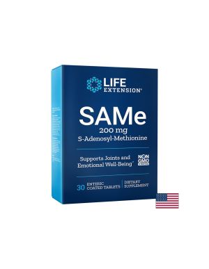 САМе 200 мг | S-Adenosyl-Methionine | Life Extension, 30 табл.