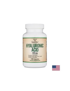 Хиалуронова киселина 200 мг | Hyaluronic acid | Double Wood, 180 капс.