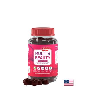 Mултивитамини за Коса, Кожа и Нокти Гъми | Multi and Beauty Chewwies | Life Extension, 30 желирани табл.