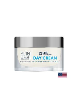 Дневен крем за лице с ретинил и серамиди | Day Cream with  Retinyl palmitate Ceramides | Life Extension, 47 гр.