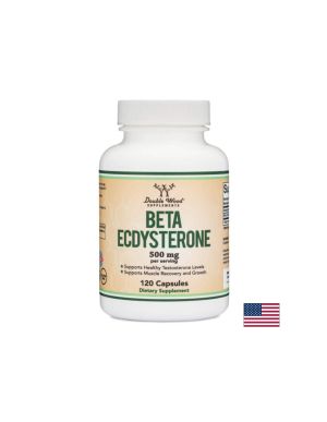 Бета екдистерон 500 мг | Beta ecdysterone  | Double Wood, 120 капс.