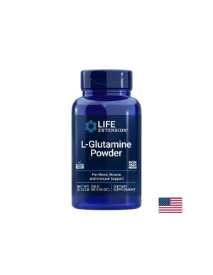 Л - Глутамин | L - Glutamine Powder | Life Extension, 100 гр прах