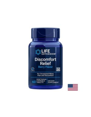 ПЕА  ( Палмитоилетаноламид ) 600 мг | Discomfort Relief | Life Extension, 60 дъвчащи табл.
