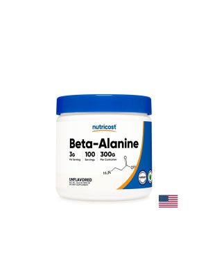 Бета аланин на прах | Beta- Alanine powder | Nutricost, 300 гр.