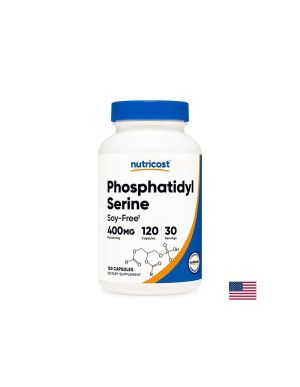 Фосфатидилсерин 100 мг | Phosphatidylserine | Nutricost, 120 капс.