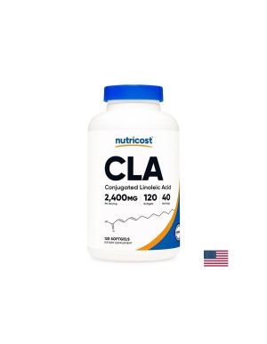 Конюгирана линолова киселина 800 мг | CLA | Nutricost, 120 софтгел капс.