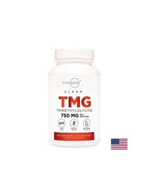 TMG (триметил глицин) 750 мг | TypeZero™Clean TMG | Nutricost, 120 капс.