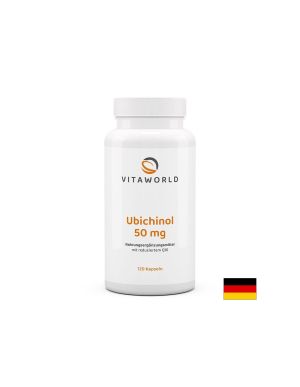 Здраво сърце и енергия - Коензим Q10 (убиквинол), 50 mg x 60 капсули