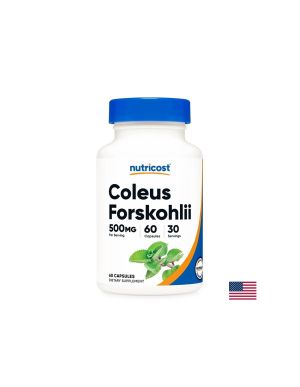 Форсколий 250 мг | Coleus Forskohlii | Nutricost, 60 капс.