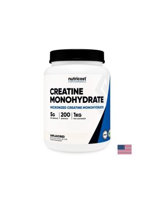 Креатин Монохидрат Микронизиран | Creatine Monohydrate | Nutricost, 1 кг прах