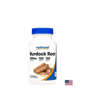 Репей (корен) 500 мг | Burdock Root | Nutricost, 120 капс.