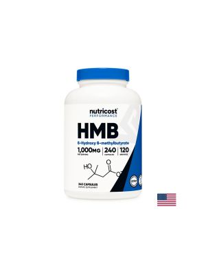 Хидрокси Метил Бутират 500 mg | HMB | Nutricost , 240 капс.