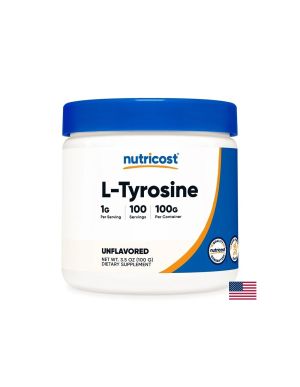 L-Тирозин | L-Tyrosine | Nutricost, 100 г прах