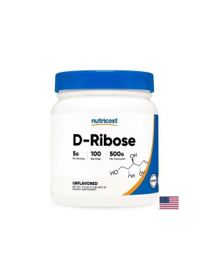 Д - Рибоза | D- Ribose | Nutricost , 500 г 