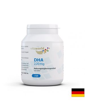  Докозахексаенова киселина 220 мг | DHA 220 mg  | Vitaworld ®, 120 капс.