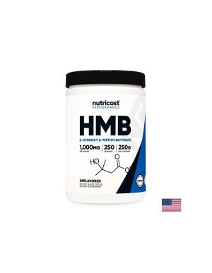 Бета-хидрокси Бета-метил бутират | HMB (β-Hydroxy β -Methylbutyrate) | Nutricost , 250 г