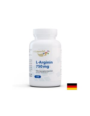  Л - Аргинин 750 мг |  L-Arginin |  Vitaworld ®, 100 табл.
