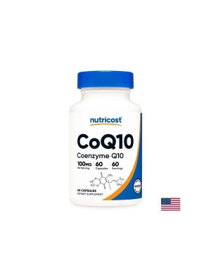 Коензим Q10 100 мг | CoQ10 | Nutricost, 60 капс.