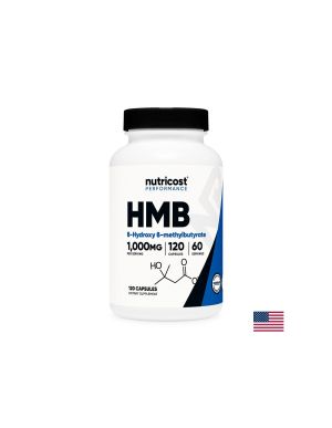 Хидрокси Метил Бутират 500 мг | HMB | Nutricost , 120 капс.