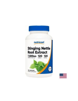 Коприва 750 мг | Stinging Nettle Root Extract | Nutricost, 120 капс.